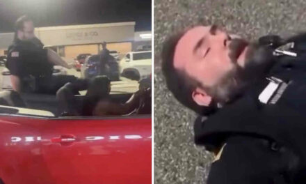 Disturbing video shows people mocking officer who was knocked unconscious after arrest attempt