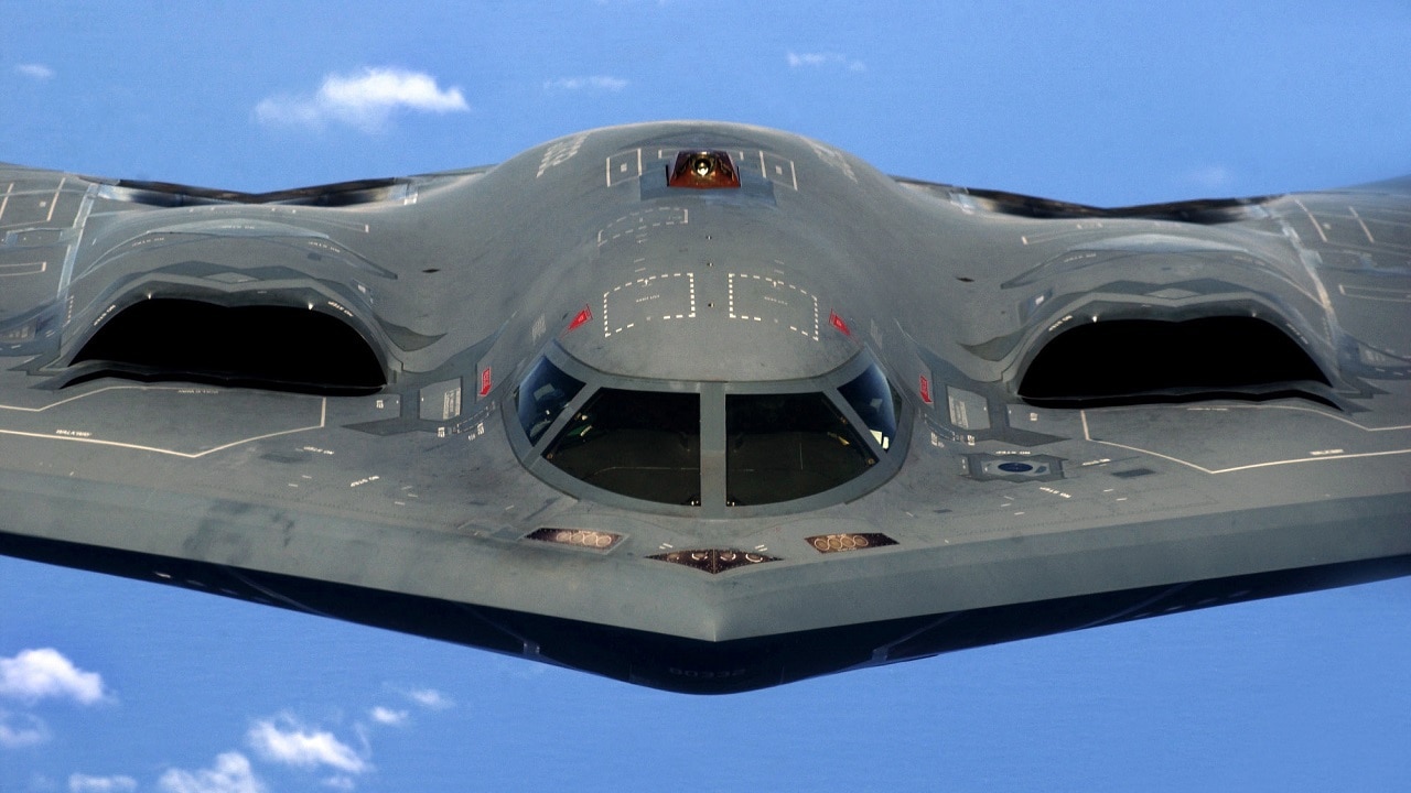 A U.S. Air Force B-2 Spirit 