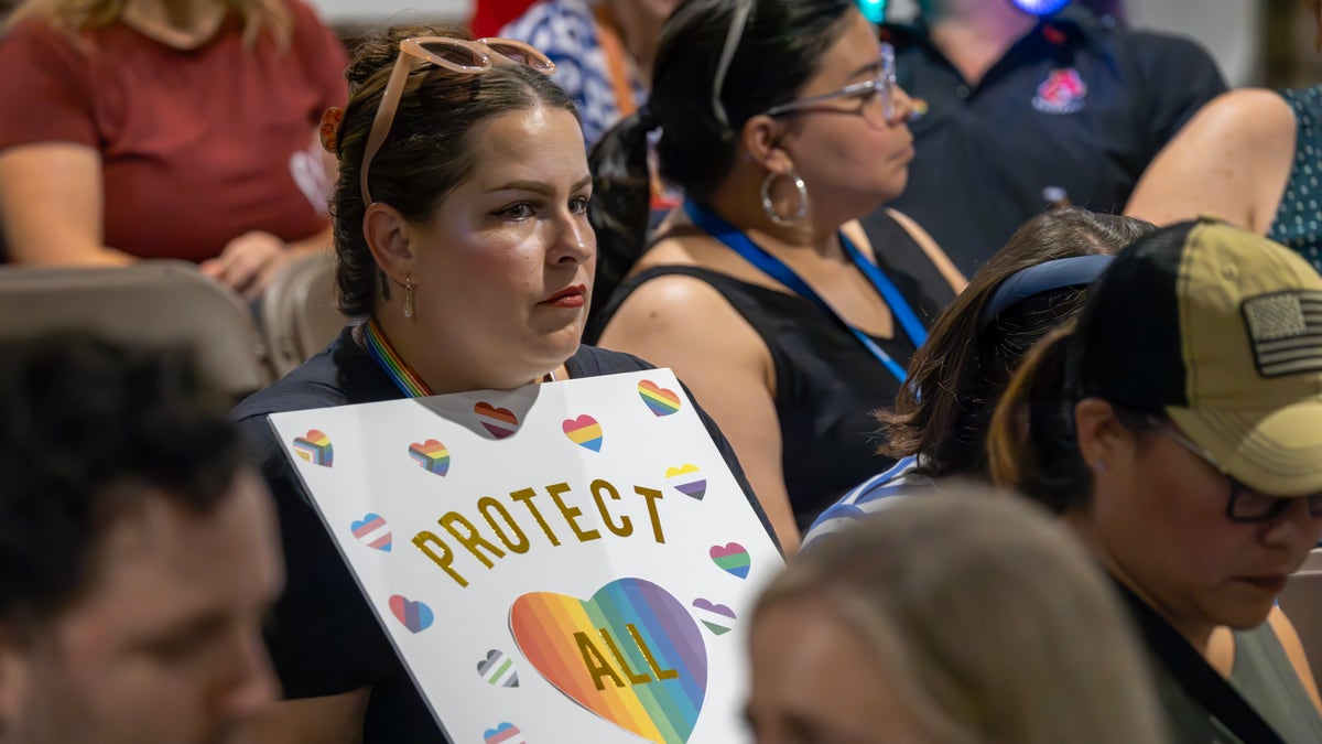 Protester chino valley unified school district