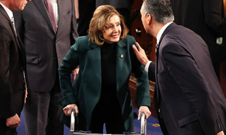 84-Year-Old Nancy Pelosi Uses Walker on House Floor After Hip Surgery