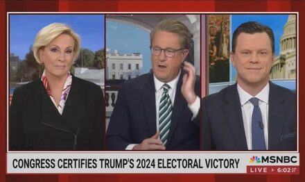 Losing Hurts! Bitter-Clinger Joe Scarborough Cries ‘It Was A 1% Election!’