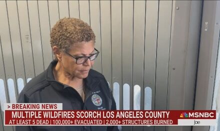 Morning Joe Airs Deceptive Edit Of Dem LA Mayor Bass Stonewalling Reporter On Fires