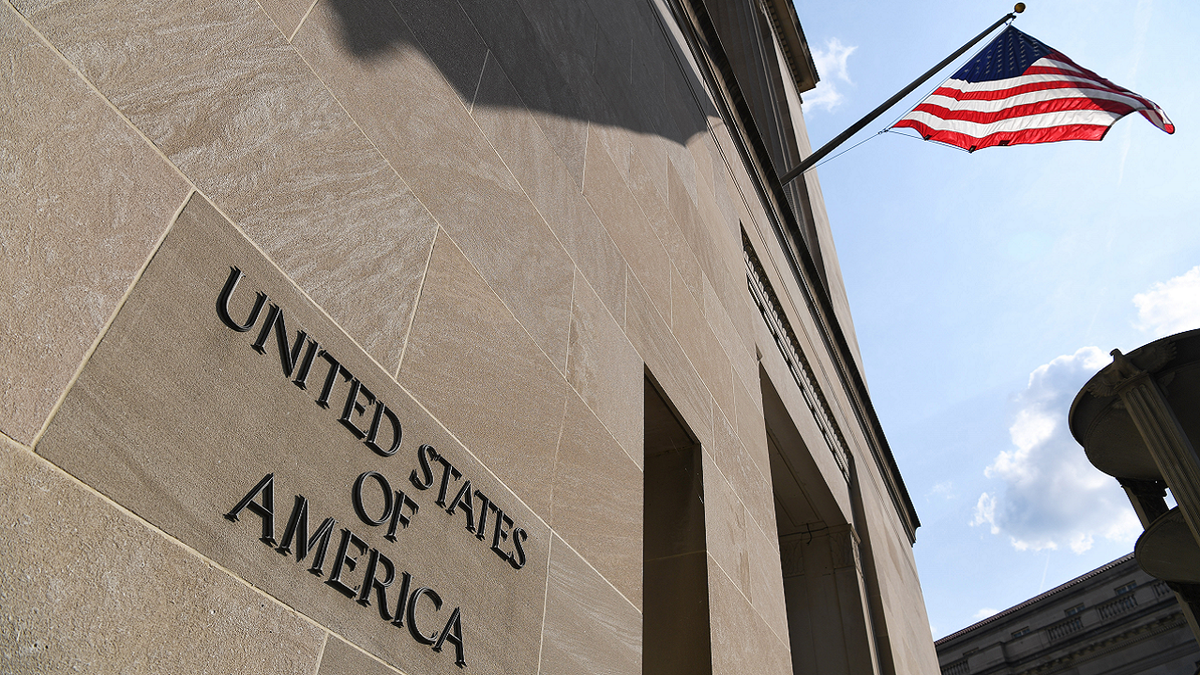 DOJ headquarters facade