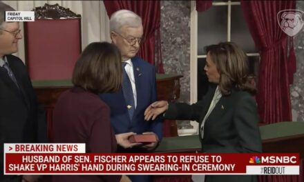 OF COURSE: Joyless Reid Smears Sen. Fischer’s Husband Over Botched Handshake