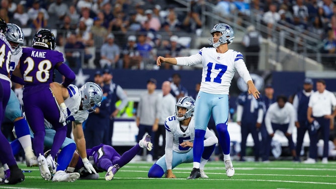 Cowboys Kicker Brandon Aubrey Absent From Practice Due To Jury Duty