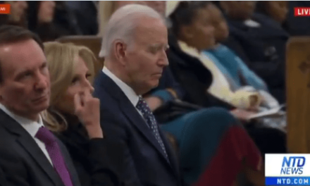 Joe Biden Falls Asleep During Prayer Service for Victims of New Orleans Terror Attack