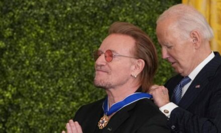 Bono Awarded Presidential Medal of Freedom by Joe Biden