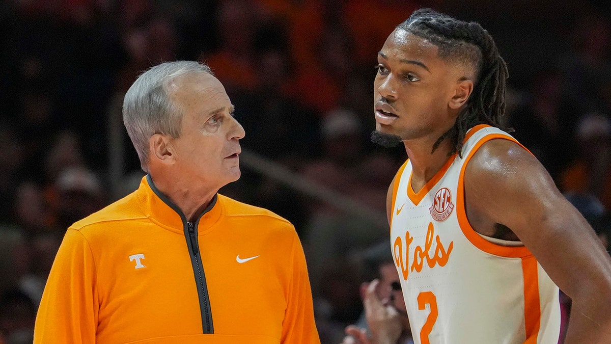 Chaz Lanier and Rick Barnes