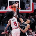 Bulls’ Coby White throws down vicious dunk over 7-foot-3 phenom Victor Wembanyama