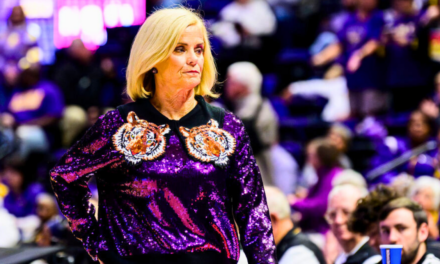 All The Sequins, Feathers & Blond Wigs Came Out For LSU’s ‘Dress Like Kim Mulkey Night’