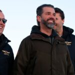 Donald Trump Jr arrives in Greenland as his father says Denmark ‘give it up’