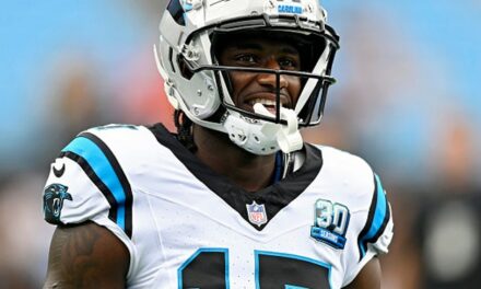 Panthers Receiver Xavier Legette Nabs Squirrel From Tree, Prepares To Feast