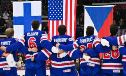 USA Hockey Belts Out National Anthem After Winning Gold At World Juniors Yet Again