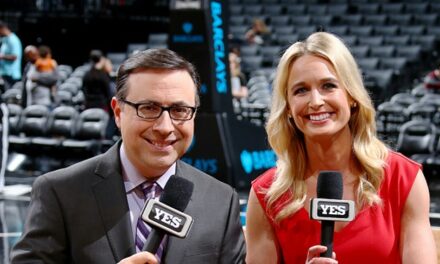 Nets Commentator Sarah Kustok Captures Hearts With One-Handed Catch