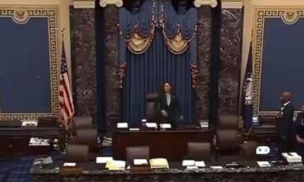 WATCH: Kamala Harris Completely Botches the Pledge of Allegiance on the Senate Floor