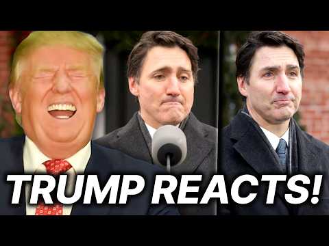 TRUMP REACTS TO TRUDEAU RESIGNATION