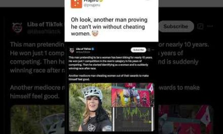 INSANE: Man Identifes as Woman to Win Cycling Competition