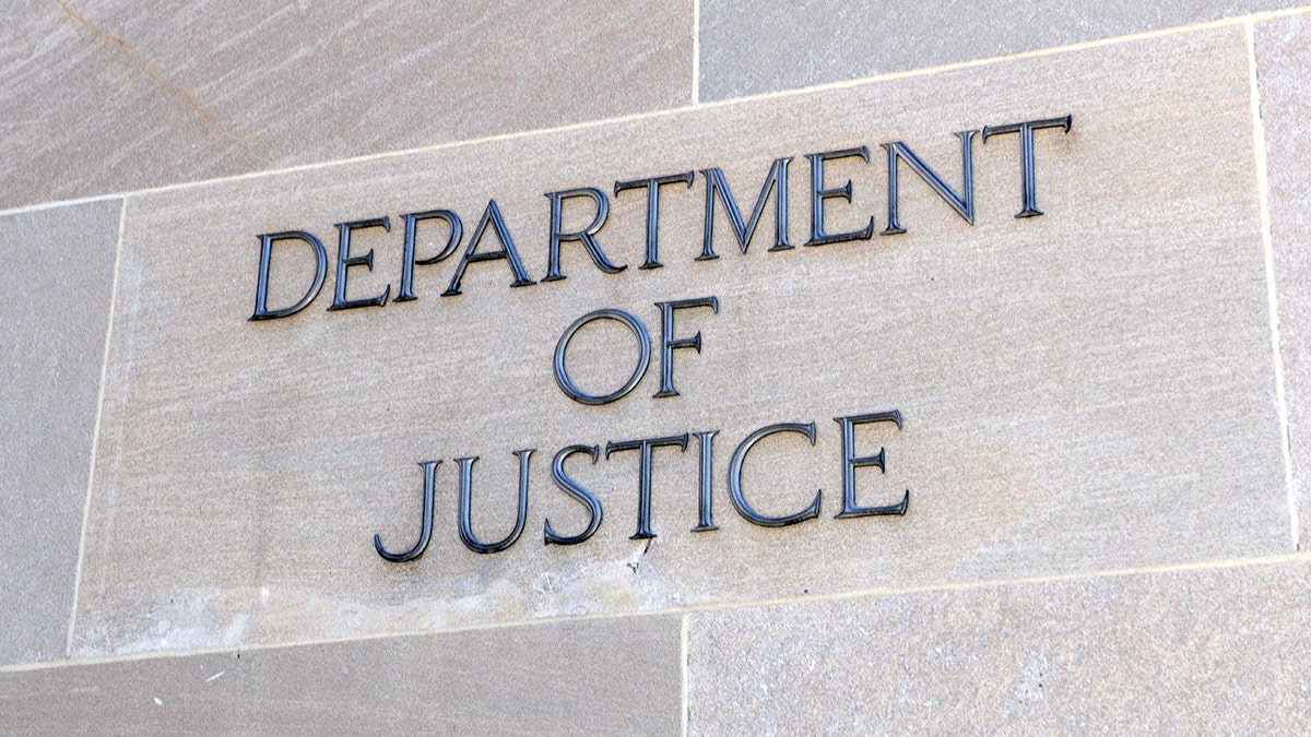 DOJ sign