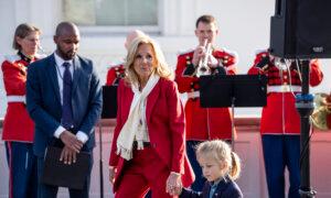 Jill Biden Hosts Toys for Tots Event With US Marines