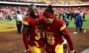 Commanders Defensive Back Pops the Question on Field After Win Against Falcons