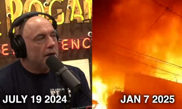 Watch: The warning a fireman gave Joe Rogan of how bad Los Angeles could get is eerily accurate