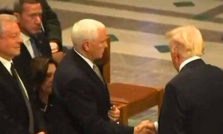 Miserable Karen Pence Refuses to Greet Trump and Melania at Jimmy Carter’s Funeral (VIDEO)