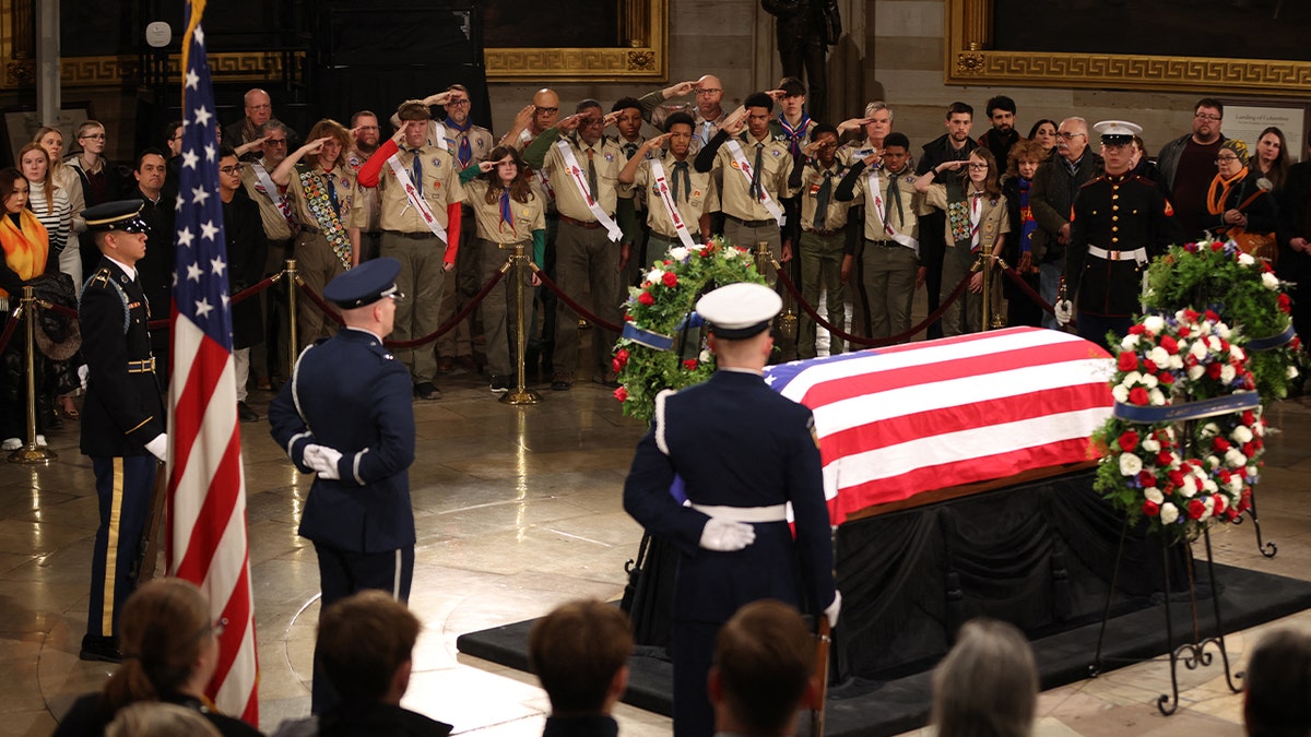 Former President Jimmy Carter lies in state in US Capitol