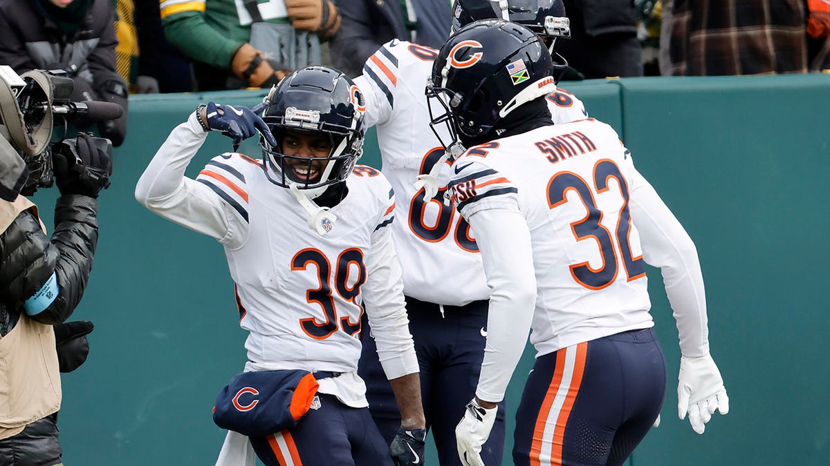 Josh Blackwell celebrates touchdown