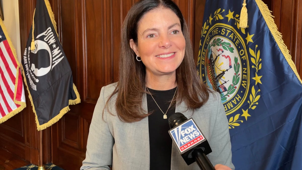 Republican Gov.-elect Kelly Ayotte, a former U.S. senator, is interviewed by Fox News Digital on Jan. 7, 2024, at the State House in Concord, N.H.