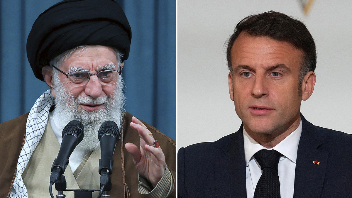 Khamenei and Macron