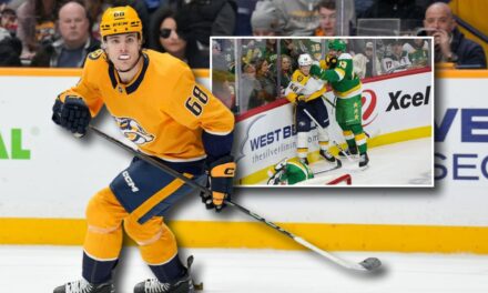 Predators Zachary L’Heureux Gets Three-Game Suspension For Nasty Slew Foot