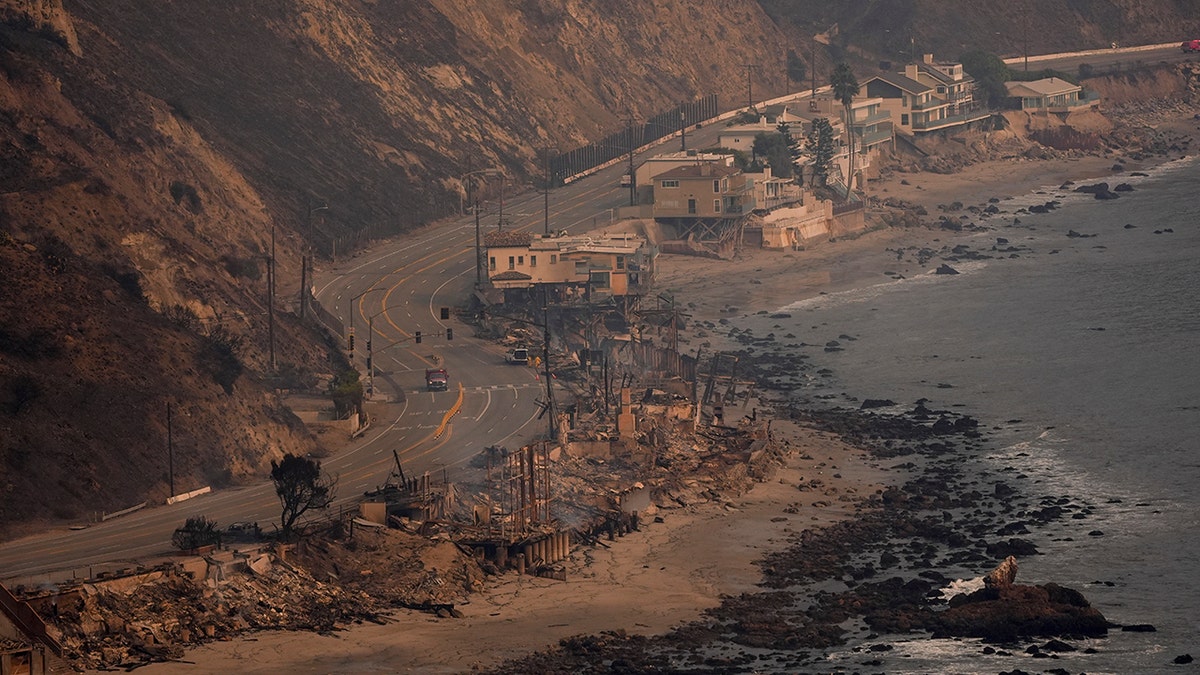 Malibu home destroyed in the fire