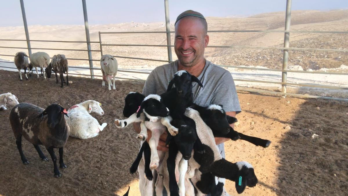 Manne on his farm.