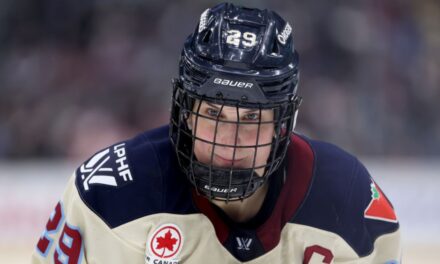 PWHL’s Marie-Philip Poulin Scores Unreal Goal While Falling To The Ice