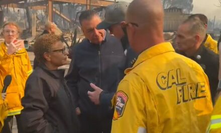 Los Angeles Mayor Karen Bass scrutinized for being abroad as wildfires ravage city