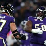 Ravens’ 355-pound lineman snags interception to clinch division title in victory vs. Browns