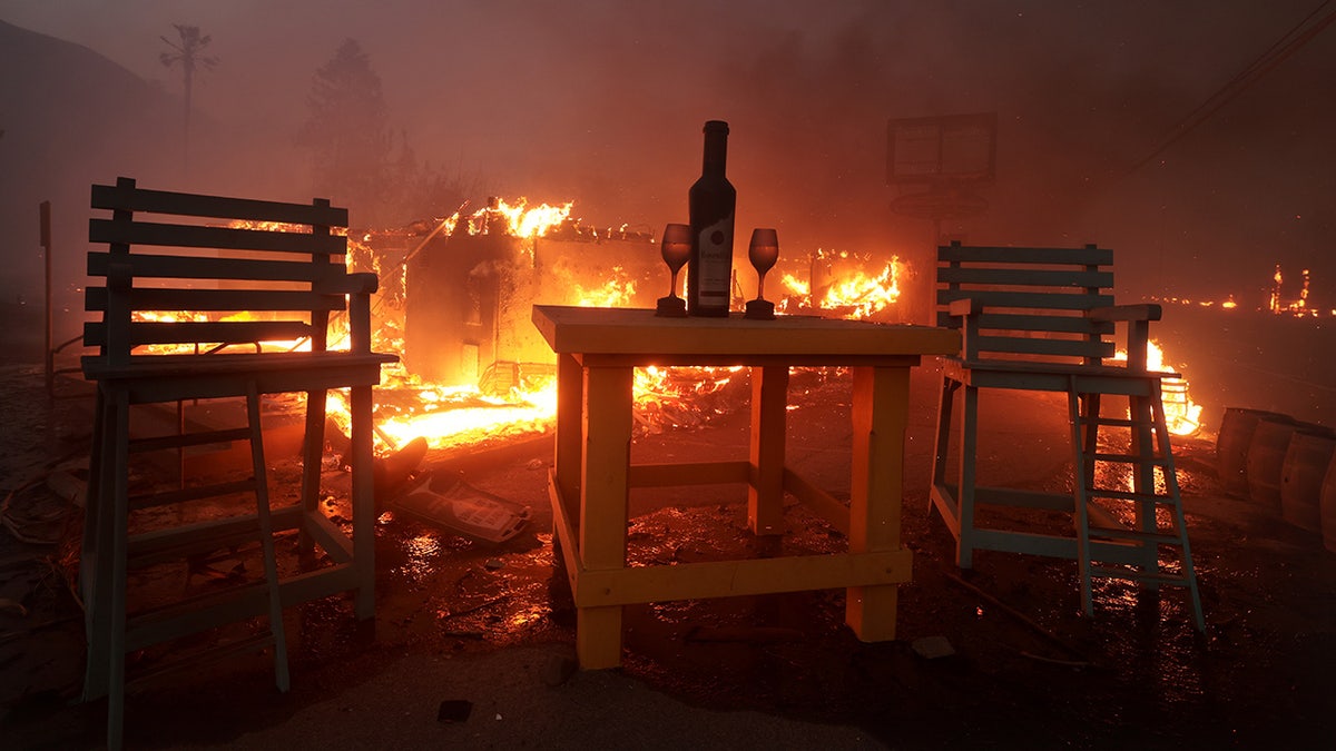 Before and after pictures of the Palisades fire