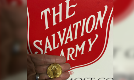 Rare gold coin worth thousands dropped into Salvation Army bucket by anonymous holiday donor