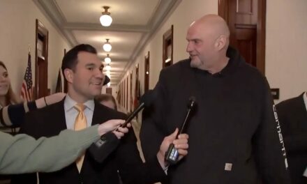 Sen. John Fetterman Trolls Reporters with Hilarious Response About Mar-a-Lago Visit with Trump: “I Demand That I Need to be Made Pope of Greenland”