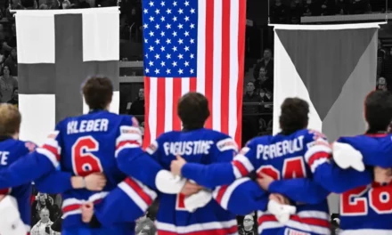 Team USA singing national anthem goes viral after winning back-to-back World Junior hockey championships