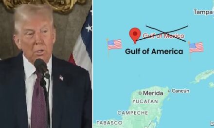 Breaking: President Trump Declares He Is Changing the Gulf of Mexico’s Name to the “Gulf of America – What a Beautiful Name” (VIDEO)