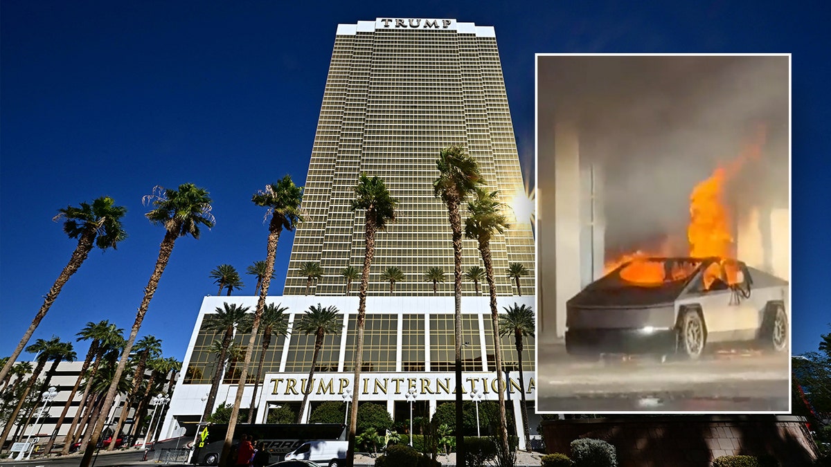 1 dead, 7 injured after Tesla Cybertruck catches fire outside Trump hotel in Las Vegas