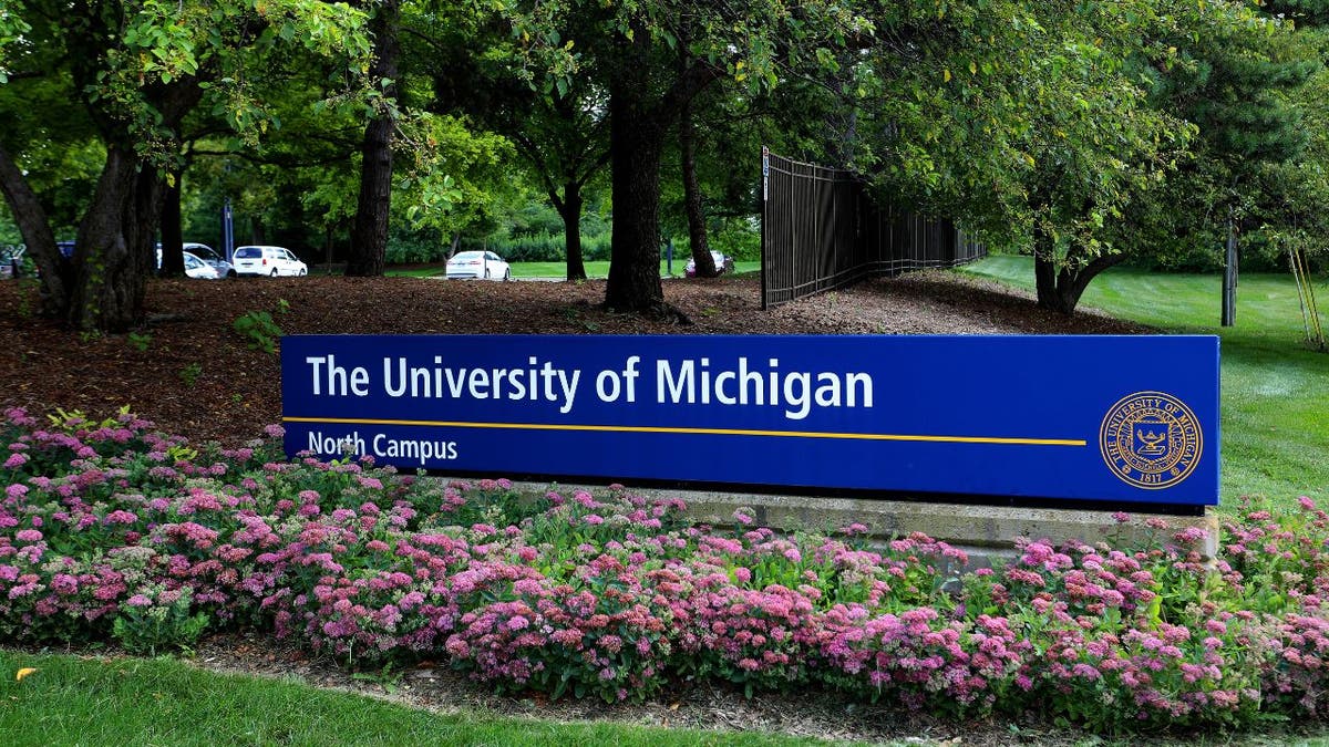 University of Michigan sign