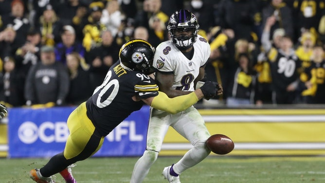 The Pittsburgh Steelers visit the Baltimore Ravens at M&T Bank Stadium Saturday in the 2025 NFL Wild Card Round. (Photo Credit: Charles LeClaire-Imagn Images)