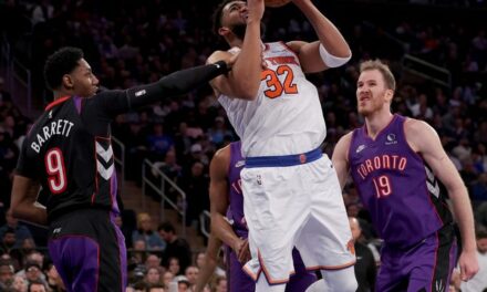 Brawl Breaks Out In Stands During Knicks-Raptors Game At Madison Square Garden