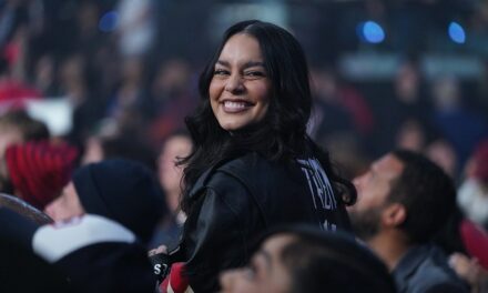 WWE superfan Vanessa Hudgens says ‘dreams really do come true’ after stepping into the ring for first time