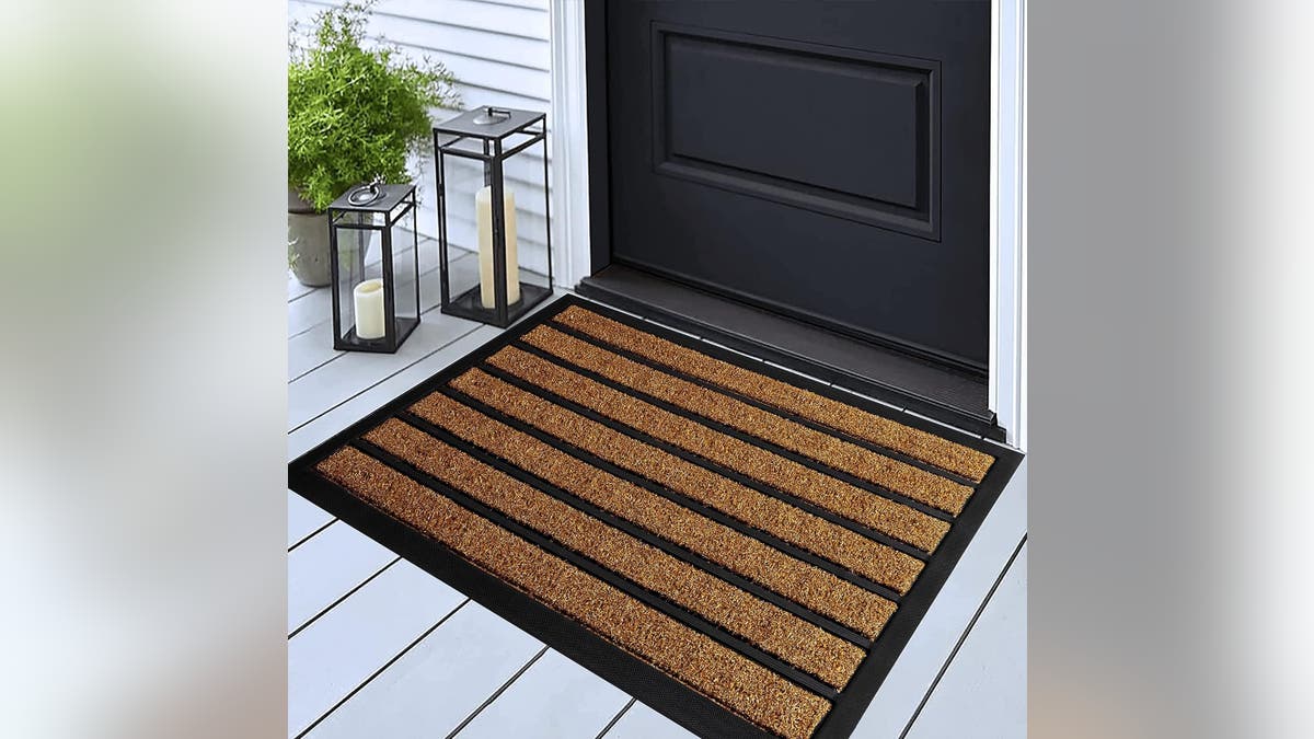 Keep your doorway clean with this mat.