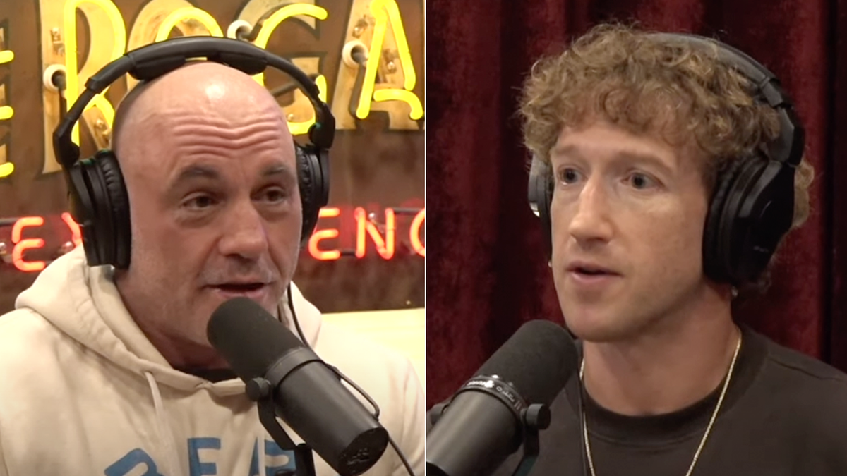 Rogan speaks to Zuckerberg